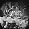 Queen Elizabeth II and Prince Philip, Duke of Edinburgh watch a cricket match at Highclere Castle, Highclere, Hampshire, 3rd August 1958. (Photo by Victor Blackman/Daily Express/Hulton Archive/Getty Images)
