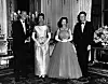 Prince Phillip and Queen elizabeth play host to Jackie Kennedy and President Kennedy at Buckingham Palace 1961. STUNNING COLOURISED PHOTOS from a new photobook Retrographic show the day the Queen was coronated with husband Philip by her side have emerged this week, on the Royal couple’s platinum wedding anniversary. Photos from the couple’s 70 years as husband and wife show the two at a string of state visits from around the world, with one image showing the two posing for a picture with former U.S. President John F Kennedy and first lady Jackie. / Public Domain / mediadrumworld.com, Image: 355777904, License: Rights-managed, Restrictions: , Model Release: no, Credit line: Public Domain / mediadrumworld.c / Media Drum World / Profimedia
