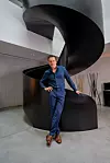 Blažević je završio The Lee Strasberg Theatre and Film Institute u Los Angelesu gdje je živio i radio nekoliko godina, a potom se preselio u New York gdje je i igrao u kazalištu Odeon