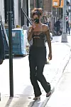 New York, NY - Sexy brunette Bella Hadid steps out to VMA event in sheer top. BACKGRID USA 28 AUGUST 2020,Image: 555372455, License: Rights-managed, Restrictions: , Model Release: no, Credit line: T.JACKSON / BACKGRID / Backgrid USA / Profimedia