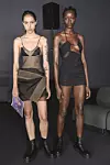 LONDON, ENGLAND - SEPTEMBER 13: Models pose at the Nensi Dojaka DiscoveryLAB during London Fashion Week September 2019 at the BFC Designer Showrooms on September 13, 2019 in London, England. (Photo by Tristan Fewings/BFC/Getty Images for BFC)