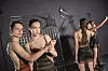 LONDON, ENGLAND - SEPTEMBER 13: Models pose at the Nensi Dojaka DiscoveryLAB during London Fashion Week September 2019 at the BFC Designer Showrooms on September 13, 2019 in London, England. (Photo by Tristan Fewings/BFC/Getty Images for BFC)