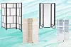 Paravan Risor - 899 kn (Ikea) // Oure paravan - 599 kn (Jysk) // Ixia pregrada s ogledalima - 6.472,90 kn (Vivre) // Yes Everyday pregrada - 2.014,90 kn (Vivre)