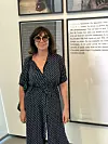 Sophie Calle za vrijeme otvaranja njezine izložbe u Château La Coste