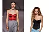 Iz kolekcije Elisabette Franchi/ satirani top Zara (179,90 kn)