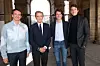 Bernard Arnault sa sinovima iz drugog braka, Frédéricom, Jeanom i Alexandreom