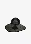 Loevenich CLOCHE STRIPES - Šešir - velvet black - 49,95 eura