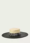 Lauren Ralph Lauren TWO TONE RIBBON TRIM STRAW SUN HAT - Šešir - prije 117,99 eura, sada 82,95 eura