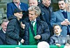 Rod Stewart sa sinovima Alistairom i Aidenom u loži škotskog nogometnog kluba Celtica, čiji su navijači