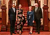 Krunska princeza Victoria i princ Daniel na službenoj večeri s Margaret Beazley, guvernerkom Novog Južnog Walesa i njezinim suprugom Dennisom Wilsonom