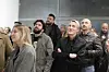 Na otvorenje izložbe crteža ‘Lica‘, autora Nina Đule u ateljeu Damira Sokića došao je i fotograf Damir Hoyka