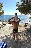 Marko Petrić, Tina Walme i kćerkica Lily