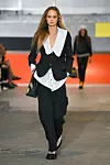 Model on the catwalk Ganni show, Runway, Fall Winter 2020, Copenhagen Fashion Week, Denmark - 30 Jan 2020,Image: 495661234, License: Rights-managed, Restrictions: , Model Release: no, Credit line: Cynthia Anderson / Shutterstock Editorial / Profimedia