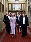 Krunska princeza Victoria i princ Daniel na sastanku u Parlamentu u Wellingtonu