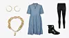 Pieces Timla naušnice za 106 kn, Pieces Aliza narukvica za 56 kn, Vero Moda Paulina haljina za 360 kn, Tom Tailor gumene čizme za 438 kn, ONLY Cool tajice za 188 kn