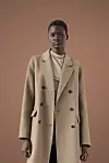Massimo Dutti kaput u boji devine dlake