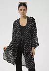 Kaffe KASEA KIMONO - Dodaci za plažu - black/white dot - prije 44,95 eura, sada 35,53 eura