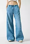 Guess Jeans LOW-RISE TWISTED EXTRAWIDE - Traperice opuštenog kroja - blau - 109 eura