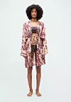 Pieces PCKAYA KAFTAN - Dodaci za plažu - red ochre/citrus - prije 44,46 eura, sada 35,75 eura