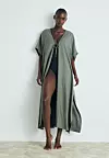 Calvin Klein Swimwear KAFTAN KIMONO - Dodaci za plažu - dusty olive - prije 139,23 eura, sada 111,95 eura