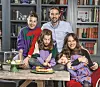 Ljupka i Mihael s kćerima Janom Siennom, Milom Amelie i Mari Danom
