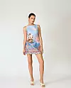 Pamela nosi haljinu brenda Line & Dot, model Pernille Mini Dress