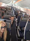 Na putu prema Dubaiju avion je bio gotovo prazan