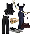 Top Chloe/ Ogrlica Suzanne Kalan/ Haljina Rodarte/ Prsten Yvonne Leon/ Hlače Rohe/ Torba Roger Vivier/ Cipele Yimmy Choo