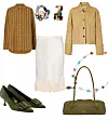 Košulja Jamie Haller/ Naušnice ETRO/ Jakna Loewe/ Suknja Doen/ Cipele Manolo Blahnik/ Ogrlica Yvonne Leon/Torba Alaïa