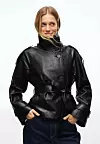 Bershka Jakna od umjetne kože - black - 45,99 eura