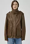 My Essential Wardrobe MWLeather - Kožnata jakna - dark brown - prije 569,95 eura, sada 298,02 eura