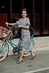 Street style, Ilirida Krasniqi arriving at 7 days active Spring Summer 2021 show, held at Carlsberg HQ, Copenhagen, Denmark, on August 10th, 2020.,Image: 551765429, License: Rights-managed, Restrictions: , Model Release: no, Credit line: Bertrand-Hillion Marie-Paola/ABACA / Abaca Press / Profimedia