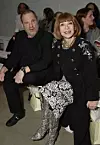 NEW YORK, NY - FEBRUARY 15: Producer Harvey Weinstein and Vogue editor-in-chief Anna Wintour attend the Marchesa fashion show during, New York Fashion Week: The Shows at Gallery 2, Skylight Clarkson Sq on February 15, 2017 in New York City. (Photo by Theo Wargo/Getty Images for New York Fashion Week: The Shows)