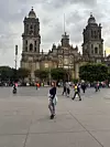 Lana ispred Metropolitanske katedrale u Ciudad de Mexicu