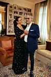 Forte dei Marmi 06.02.2018 Andrea Bocelli na slici: andrea bocelli i supruga veronica berti foto vedran peteh