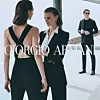 Daga Ziober, Loka Lindaregard, Julian Schneyder u kampanji za Giorgio Armani