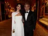 LONDON, ENGLAND - MARCH 12: Amal Clooney and George Clooney attend a dinner to celebrate The Prince's Trust, hosted by Prince Charles, Prince of Wales at Buckingham Palace on March 12, 2019 in London, England. The Prince of Wales, President, The Prince’s Trust Group hosted a dinner for donors, supporters and ambassadors of Prince’s Trust International. (Photo by Chris Jackson - WPA Pool/Getty Images)