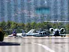 Castellet Airport, FRANCE - At 1PM, the American actor Brad Pitt was spotted with the German model Nicole Poturalski landing at the Castellet Airport via a private jet from Paris. Brad travelled alone by a regular plane from the US and joing Nicole in Paris to fly together to the South of France. *UK Clients - Pictures Containing Children Please Pixelate Face Prior To Publication*,Image: 555141582, License: Rights-managed, Restrictions: RIGHTS: WORLDWIDE EXCEPT IN FRANCE, GERMANY, ITALY, SPAIN, Model Release: no, Credit line: BACKGRID / Backgrid UK / Profimedia