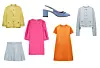 Pletena pamučna vesta 27,95 € ZARA/ Mini suknja od tankog viskoznog pletiva 25,95 € ZARA/ Mini haljina s puf rukavima 22,99 C&A/ Polusandale 49,99 € MANGO/ Mini haljina od finog pletiva 12,99 € ZARA/ pLETENA VESTA 29,95€ zara