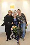 predstava Zena godine i proslava 91. rodjendana Nade KLasterka / Centar za kulturu Tresnjevka / Zagreb 20.05.2019. / foto: Davor Matota / Nada Rocco i Nada Klasterka i Barbara Rocco