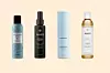 Alfaparf Flexibile Mousse (18, 69 eura)/Philip B.Thermal Protection Spray (38, 55 eura)/Kevin Murphy Bedroom Flexible Texturising Hairspray (33, 96 eura)/Philip B. Everyday Beautiful Dry Shampoo (53, 24 eura)