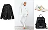 Sea White LC x GG trenirka (590 + 490 kn) + svjetlucava parka Zara (399,90 kn) + bijele tenisice Gucci Rhyton (850 eura) + ruksak Burberry (8210 kn)