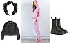 Texas Pink LC x GG trenirka (590 + 490 kn) + rajf za kosu Reserved (49,90 kn) + traper jakna Balenciaga (9717 kn) + bajkerske čizme Bershka (379,90 kn)