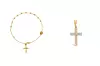Zlatarna Dodić Hope Gold narukvica/ Zlatarna Dodić Tiny Crystal Cross
