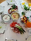 Od uskrsnih delicija Anja uživa u slasticama, kuhanoj šunki, mladoj janjetini i proljetnom povrću