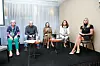 Zagreb, 011020. Hotel International. Okrugli stol na temu Kako tugujemo i zasto je to vazno za djecu i mlade. Na fotografiji: Lidija Arambasic, Domagoj Jakopovic, Petra Majdak, Mirjana Bijelic, Silvija Stazic. Foto: Marko Todorov / CROPIX