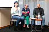 Zagreb, 011020. Hotel International. Okrugli stol na temu Kako tugujemo i zasto je to vazno za djecu i mlade. Na fotografiji: Helena Hruska, Lidija Arambasic, Domagoj Jakopovic. Foto: Marko Todorov / CROPIX