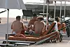 Ivan Perišić uhvaćen je kako uživa na plaži.