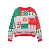 PULL&BEAR, Božićni patchwork pulover, 229,90 kn.