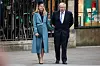 LONDON, ENGLAND - MARCH 09: Prime Minister Boris Johnson and Carrie Symonds leave after attending the annual Commonwealth Day Service at Westminster Abbey on March 9, 2020 in London, England. (Photo by Dan Kitwood/Getty Images)